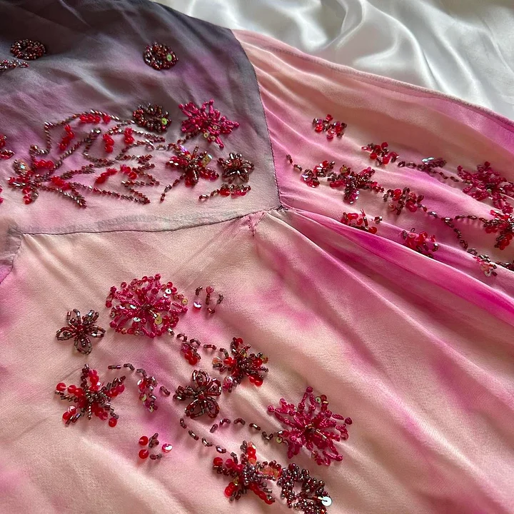 Luxury Chiffon Beaded Mermaid Evening Dress,Spaghetti Straps Party Prom Dress cc2692