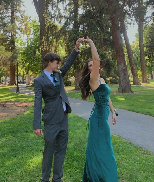 Vintage Green Satin Mermaid Evening Dress Backless Sexy Party Prom Dress cc1913