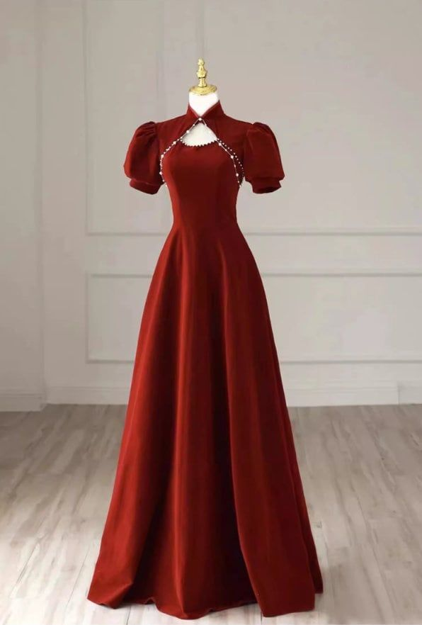 New women's long high-end engagement dress banquet prom dress cc1161