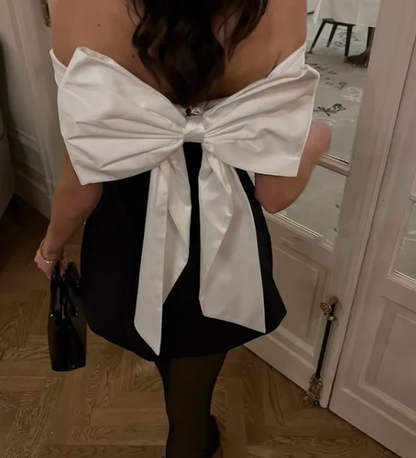 Unique Off The Shoulder A Line Homecoming Dress,Black Short Prom Dress cc2944