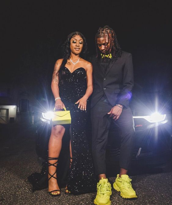 Sheath Sweetheart Sleeveless Long Black Sequin Evening Dress cc1129