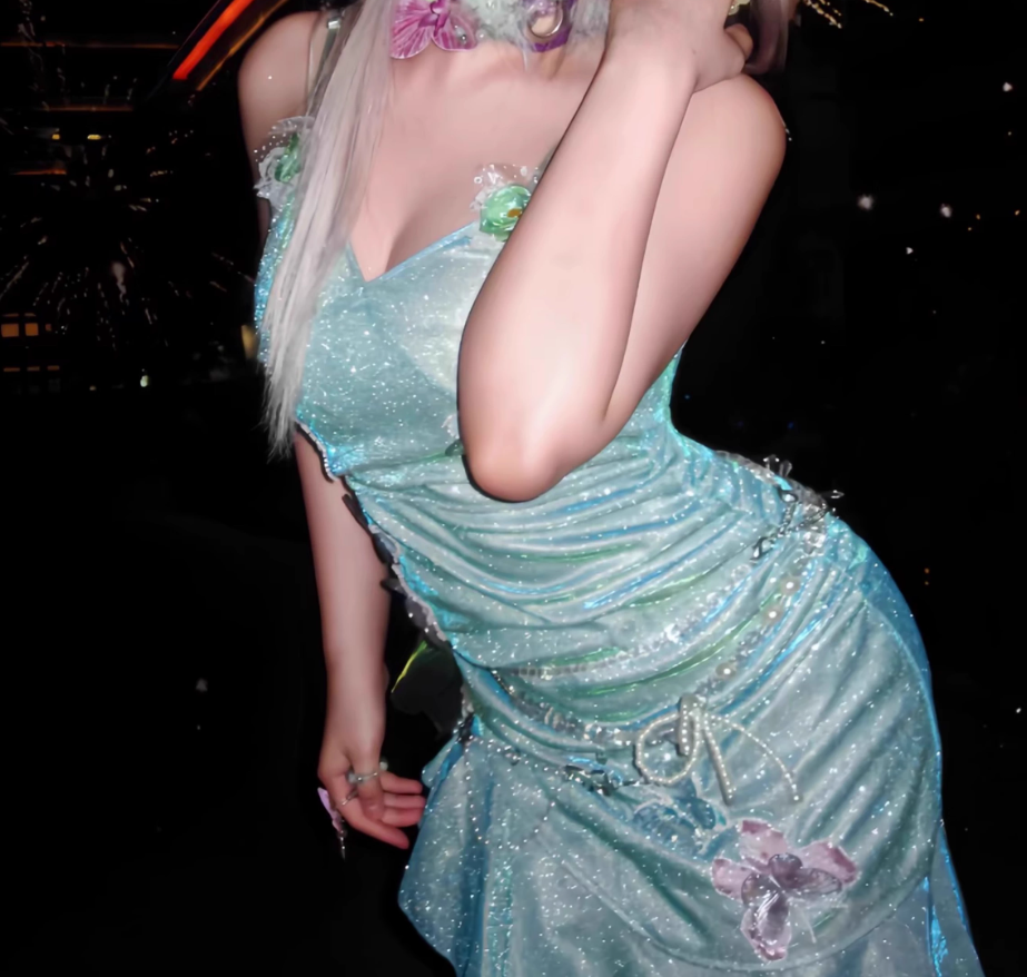 Classy Mini Green Spaghetti Straps Short Ruffle Birthday Dress 8th Grade Homecoming Dress cc3213