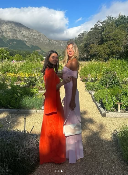 Pink Off The Shoulder Chiffon Slit Party Dress Evening Dress cc2702