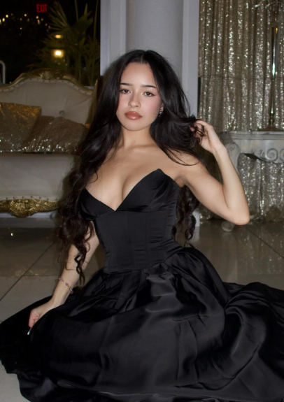 Elegant Black A-line Strapless Deep V-neck Satin Prom Dress Evening Dress cc4855