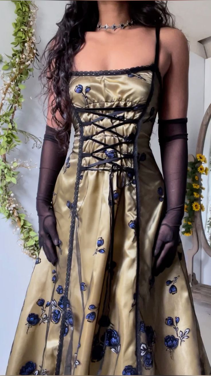 Retro A-line Halter Square Neck Tie Satin Long Prom Dress Evening Dress cc4898