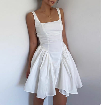 Cute Butterfly Backless Square Neck Waist Backless 17th Birthday Homecoming Dress cc3505