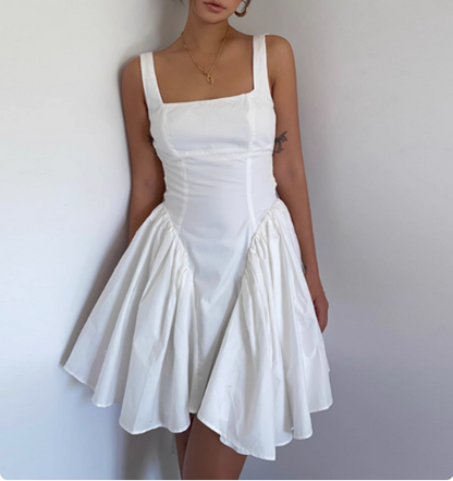 Cute Butterfly Backless Square Neck Waist Backless 17th Birthday Homecoming Dress cc3505
