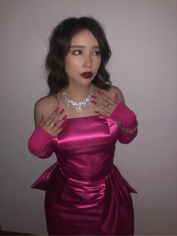 Cute Hot Pink Bandeau Satin Bow 17th Birthday Homecoming Dress  cc3533