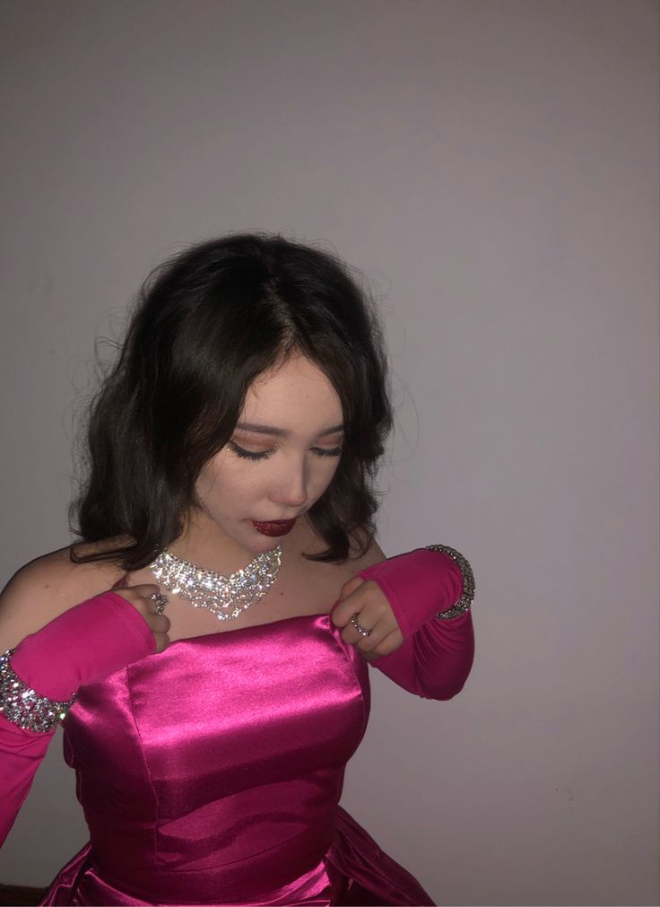 Cute Hot Pink Bandeau Satin Bow 17th Birthday Homecoming Dress  cc3533