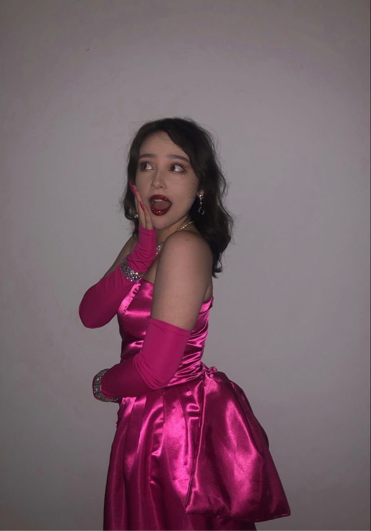 Cute Hot Pink Bandeau Satin Bow 17th Birthday Homecoming Dress  cc3533