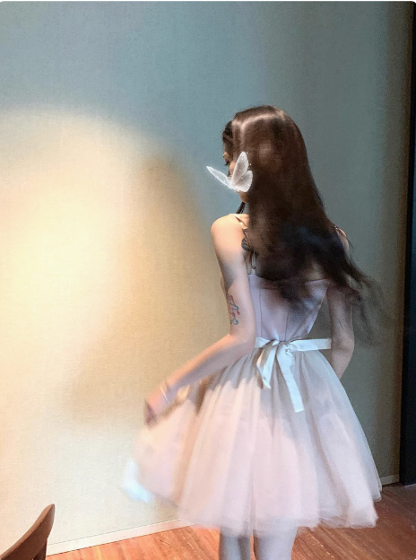 Princess Strap Pink Tulle A-line 17th Birthday Homecoming Dress cc3559