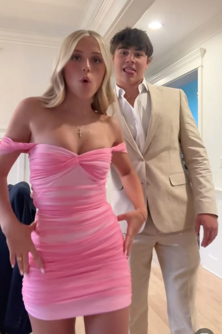 Sweet Pink Off-the-shoulder Tight-fitting Hip 17th Birthday Homecoming Dress cc3564