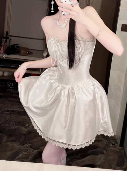 Princess Tutu French Tutu Waist Lace 17th Birthday Homecoming Dress cc3612