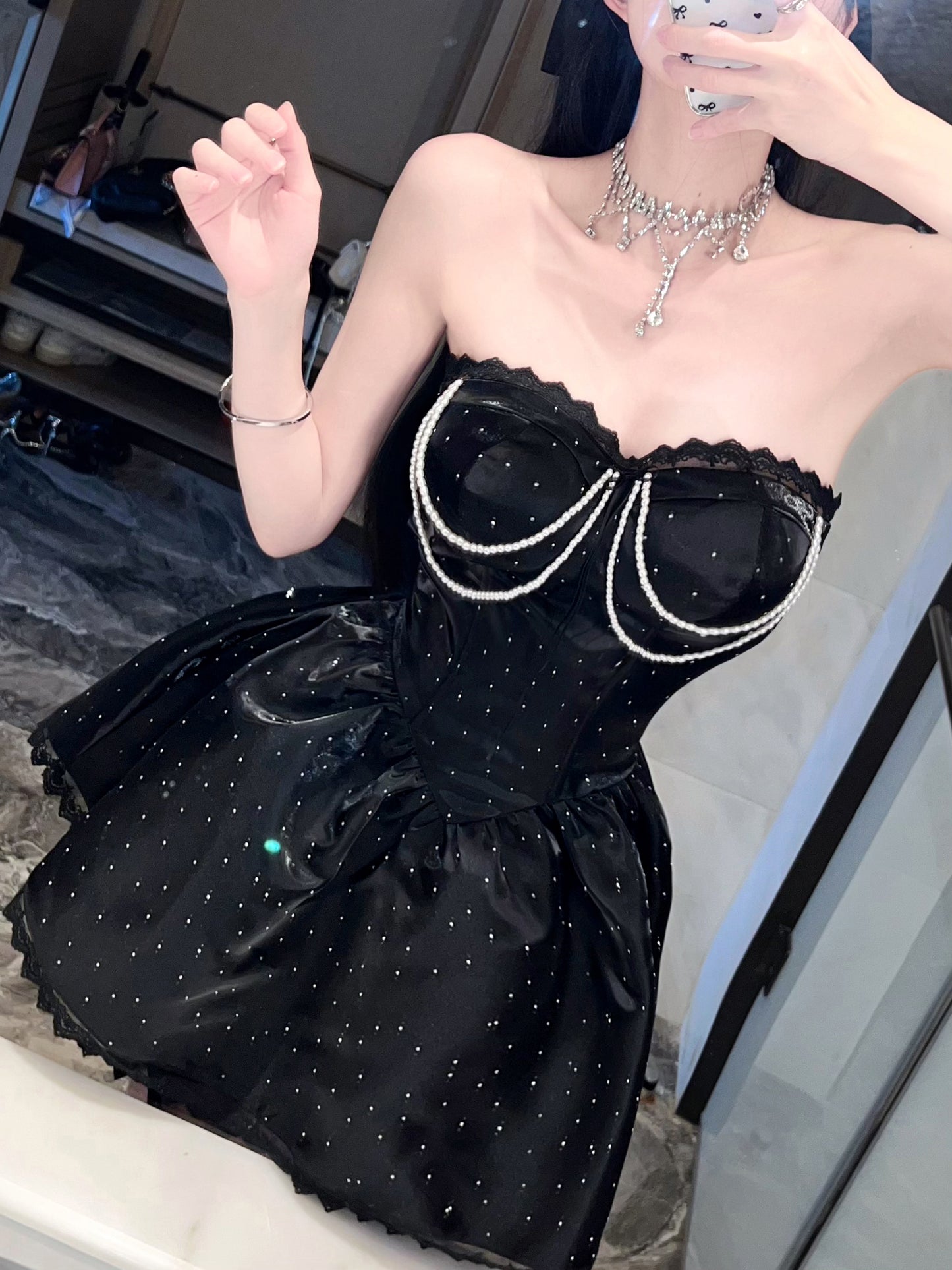 Princess Tutu French Tutu Waist Lace 17th Birthday Homecoming Dress cc3612