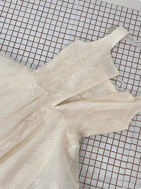 Sweet Suspender Square Neck Tie Mesh Puffy Birthday Skirt Homecoming Dress cc3684