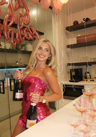 Sexy Pink Sequin Hip 21st Birthday Homecoming Dress cc3725