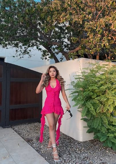 Sexy Hot Pink Halter Neck Chiffon 17th Birthday Homecoming Dress cc3727