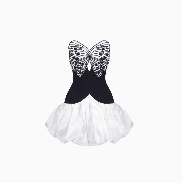Design Bow Cloud Bud Puffy Birthday Dress Homecoming Dress cc3737