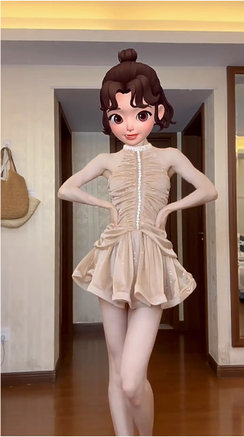 Sweet Waist Rhinestone A-line Cake Birthday Dress Homecoming Dress cc3761