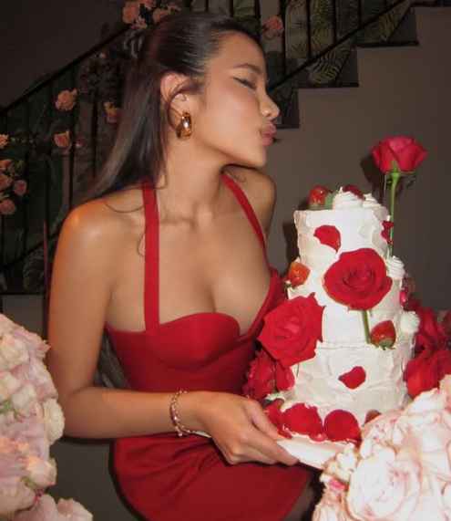 Sexy 19th Birthday Burgundy Satin Homecoming Dress cc3783