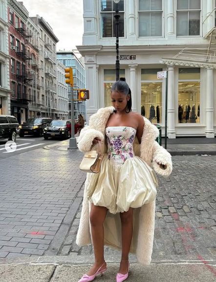 Elegant Embroidered Ivory Strapless Satin Flower Bud Birthday Dress Homecoming Dress cc3785