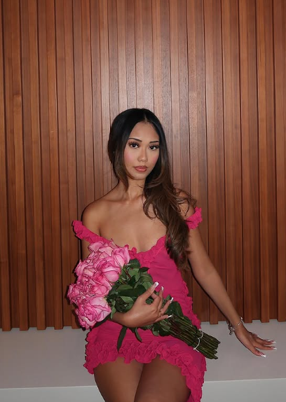 Sweet Ruffled Low-cut Pink Backless Birthday Short Skirt Homecoming Dress cc3791