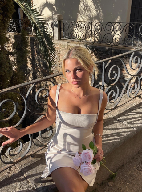 Cute Light Pink Satin Strappy A-line 17th Birthday Homecoming Dress cc3843