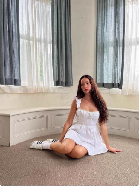 17th Birthday Girl Lace Lace-up Square Neck A-Line Homecoming Dress cc3850