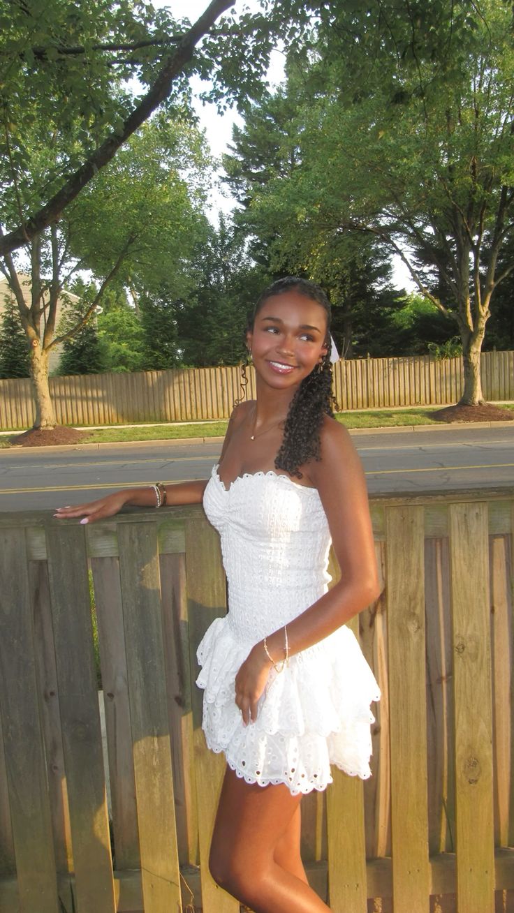 Sweet Heart Neck White Lace Birthday Cake Dress Homecoming Dress cc3867