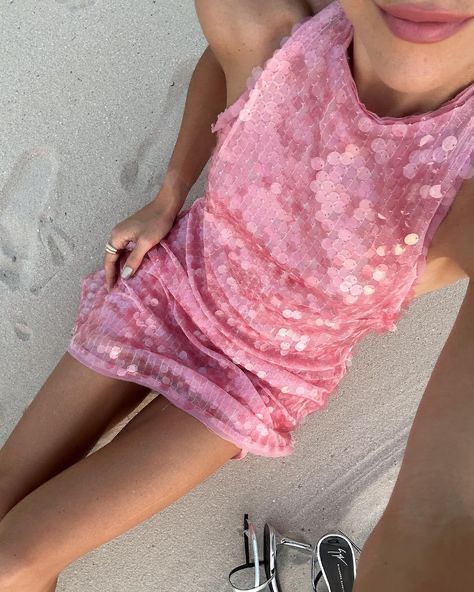 Sweet Pink Sequined Sleeveless 17th Birthday Homecoming Dress cc3871