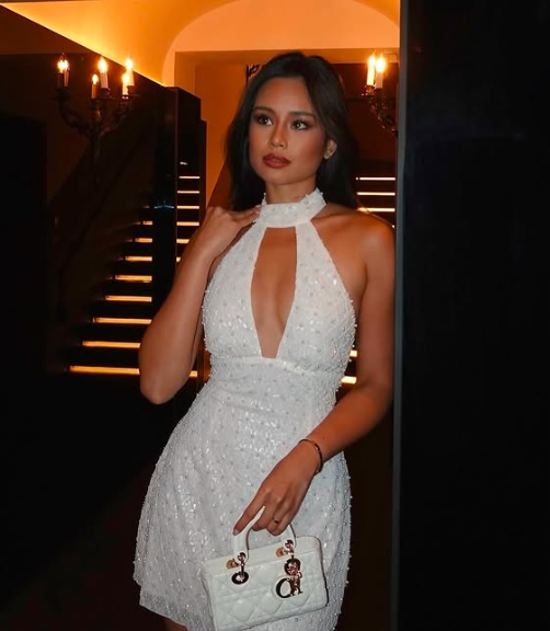 Elegant White Deep V-neck Halter Back Beaded Waist 17th Birthday Homecoming Dress cc3882