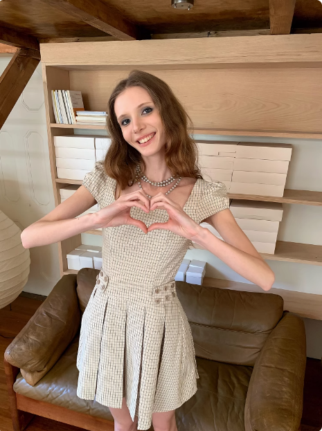 Sweet Puff Sleeve Waist Pleated Birthday Short Skirt Homecoming Dress cc3900