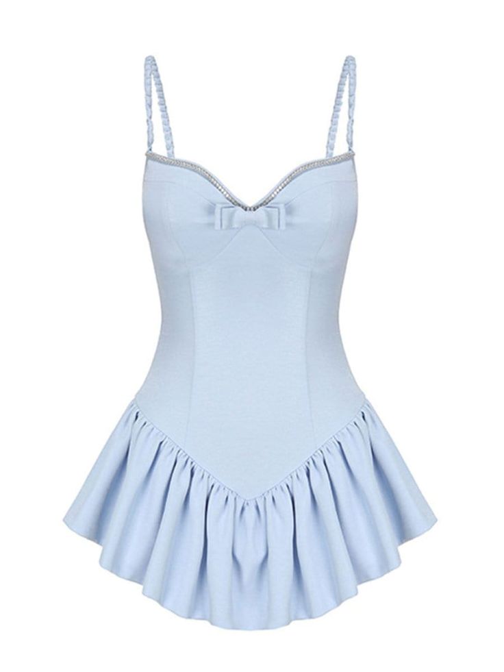 Sweet Bow Strap Waist Mini 16th Birthday Homecoming Dress cc3947