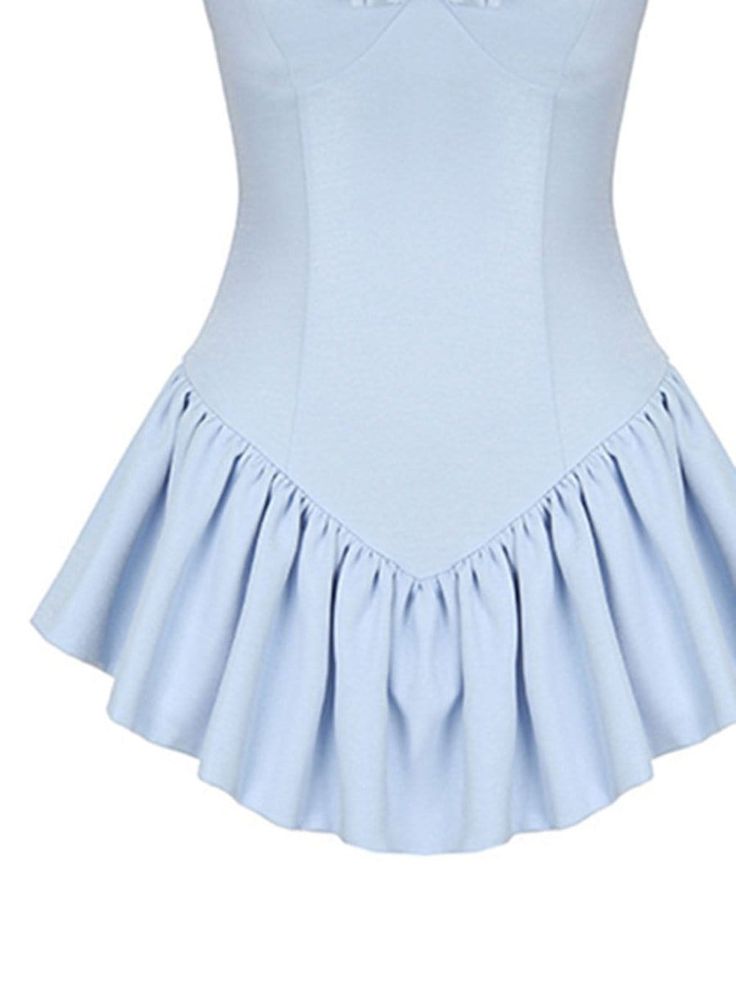 Sweet Bow Strap Waist Mini 16th Birthday Homecoming Dress cc3947