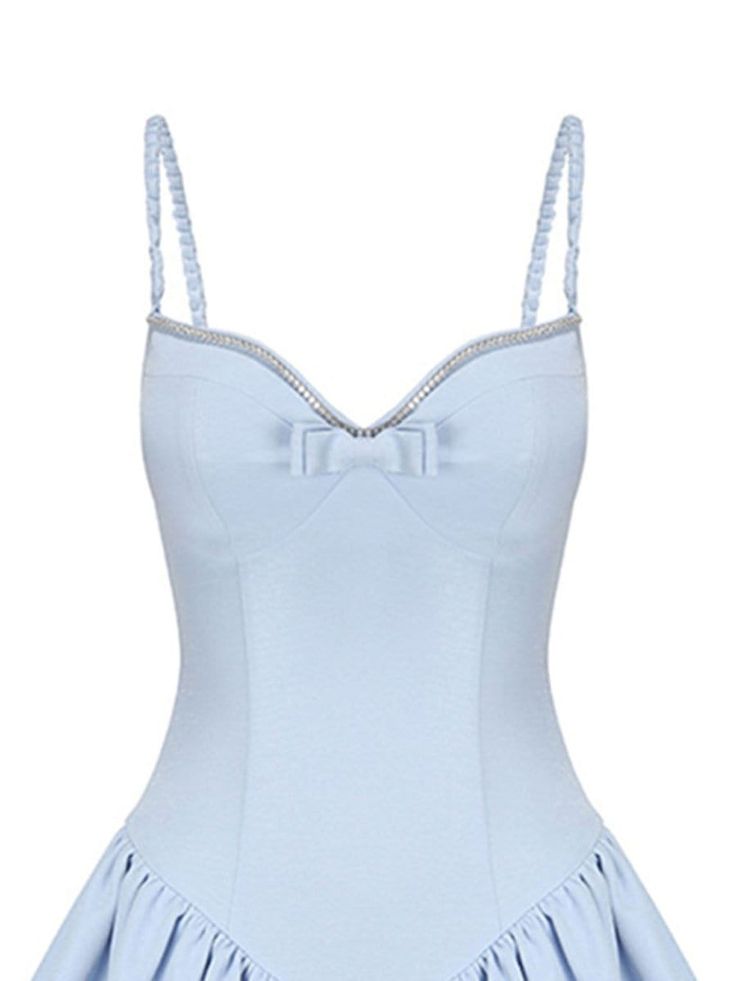 Sweet Bow Strap Waist Mini 16th Birthday Homecoming Dress cc3947