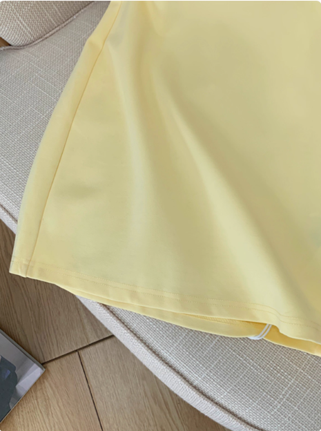 Sweet Yellow Halter Sleeveless 17th Birthday Homecoming Dress cc3963