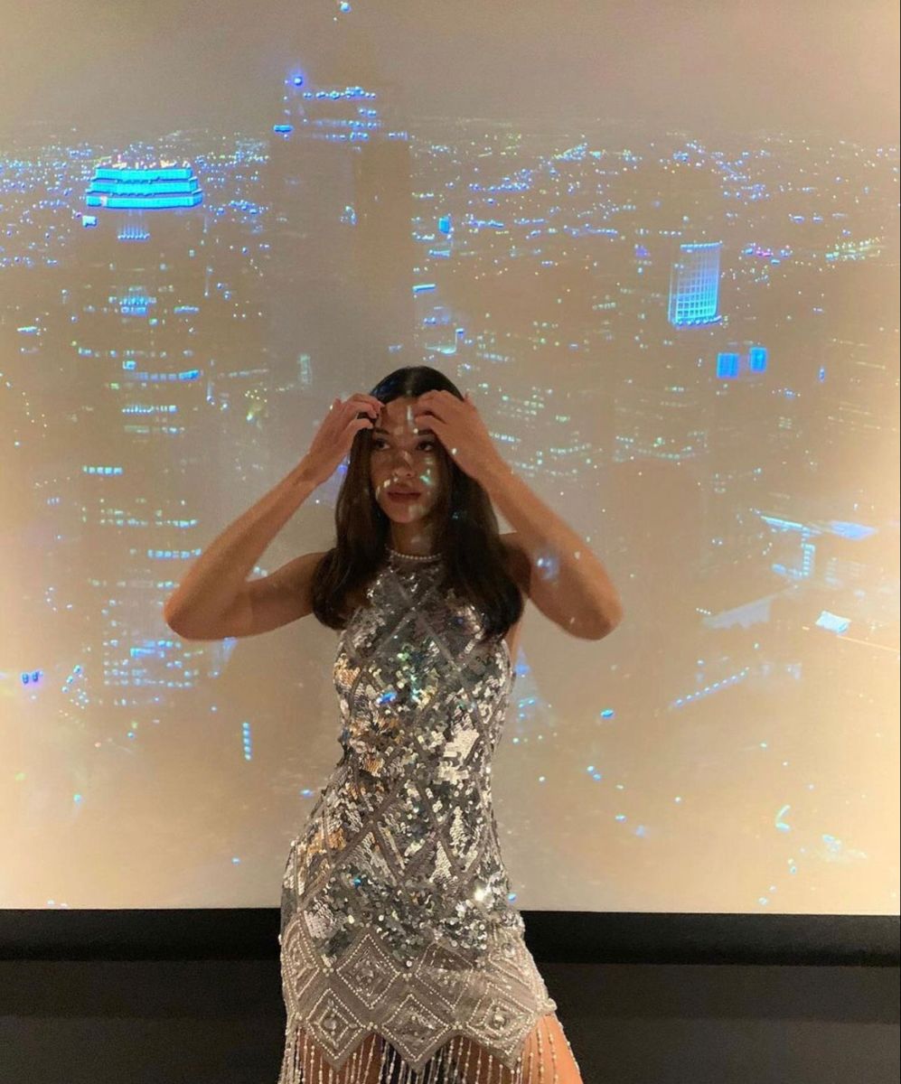 Gorgeous And Shining Silver Halter Neck Sequin Tassel Birthday Party Homecoming Dress cc4460