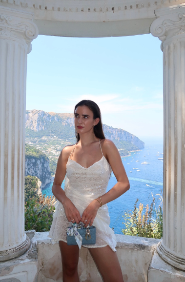 Fresh And Shining White Sequins Slim Irregular Ruffle 17th Birthday Homecoming Dress cc4461