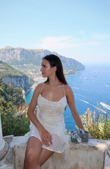 Fresh And Shining White Sequins Slim Irregular Ruffle 17th Birthday Homecoming Dress cc4461