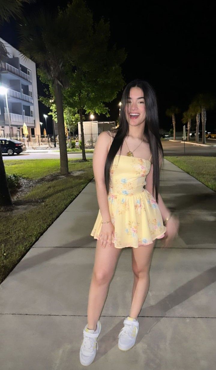 Sweet Yellow Printed Open Back Mini Chiffon 16th Birthday Homecoming Dress cc4491