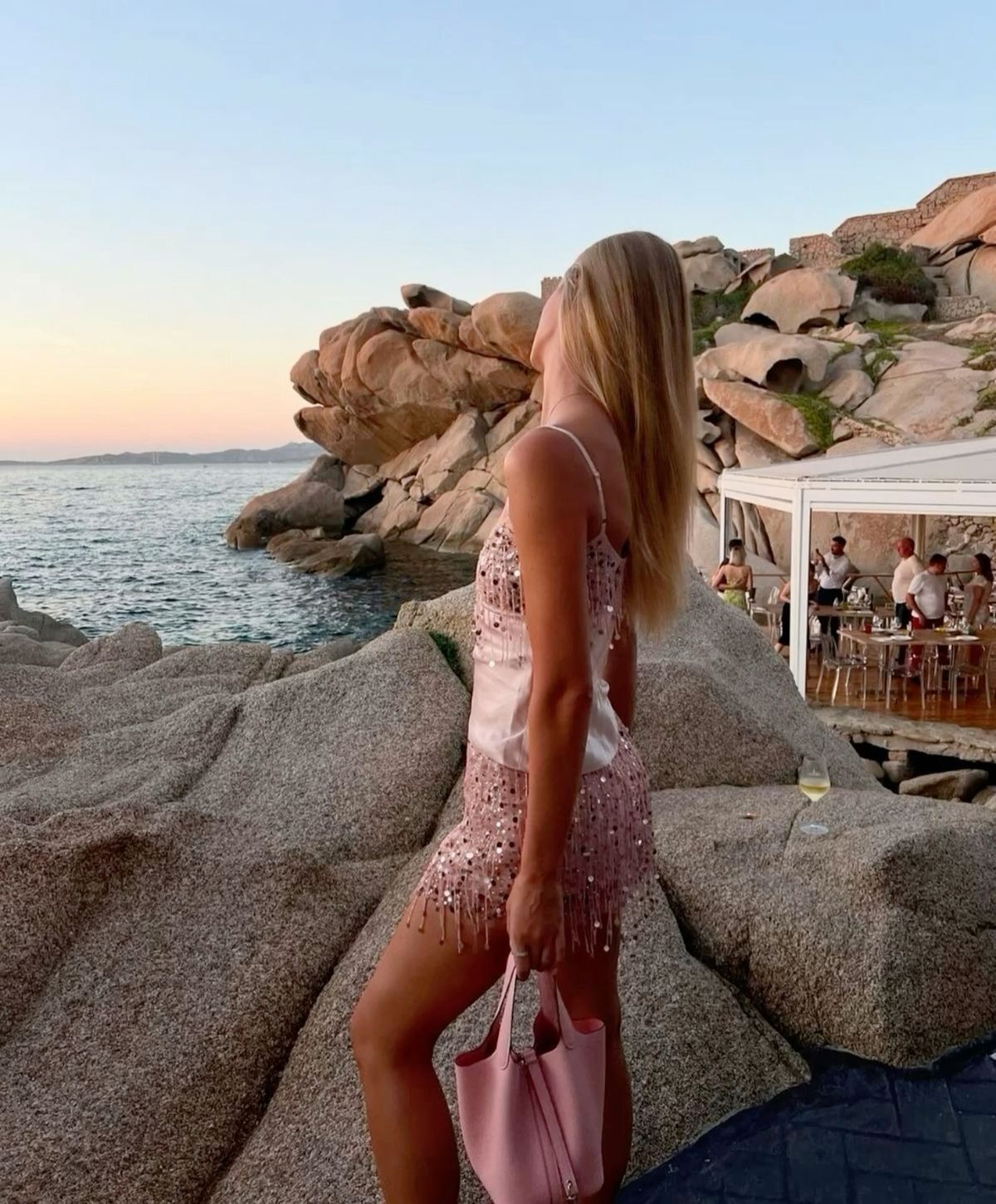 Sweet Tassel Strap Sequined Satin 17th Birthday Homecoming Dress cc4004