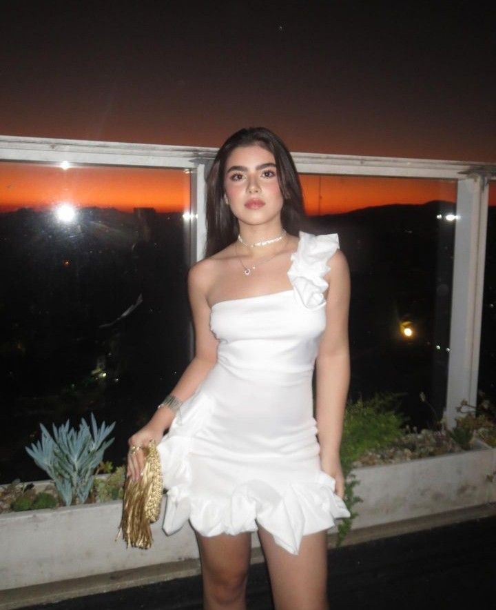 Elegant White One-shoulder Collar Ruffled Slim Fit Bud Satin Birthday Party Homecoming Dress cc4529