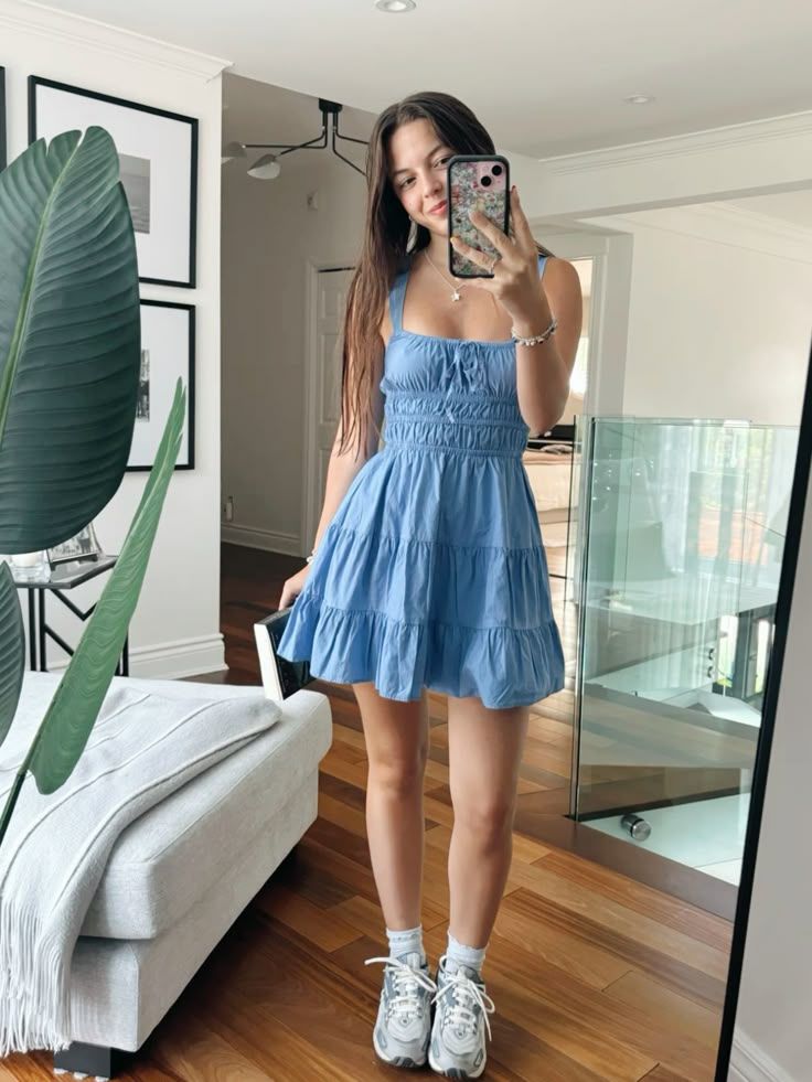 Fresh And Sweet Light Blue Waist A-line 16th Birthday Short Skirt Homecoming Dress cc4591