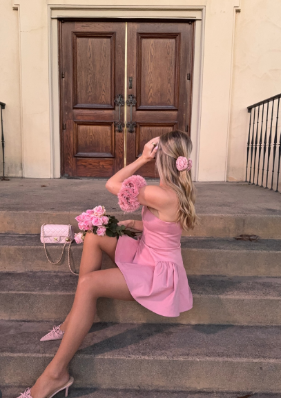 Sweet Pink Tube Top Waist Mini 16th Birthday Homecoming Dress cc4664