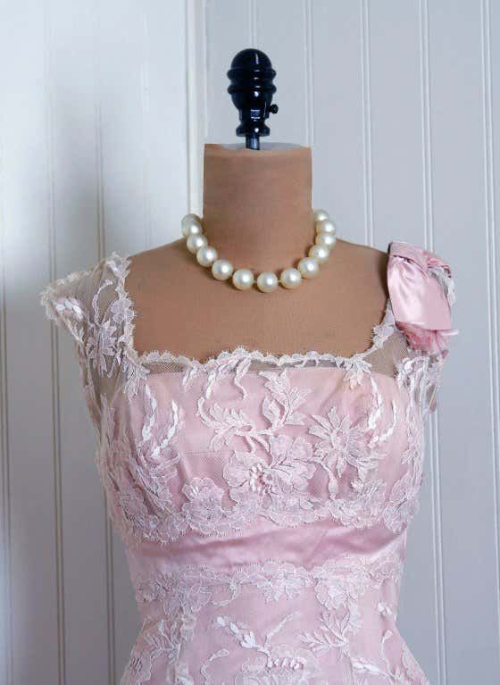 Vintage Light Pink Square Neck Lace Waist Mini 17th Birthday Homecoming Dress cc4668