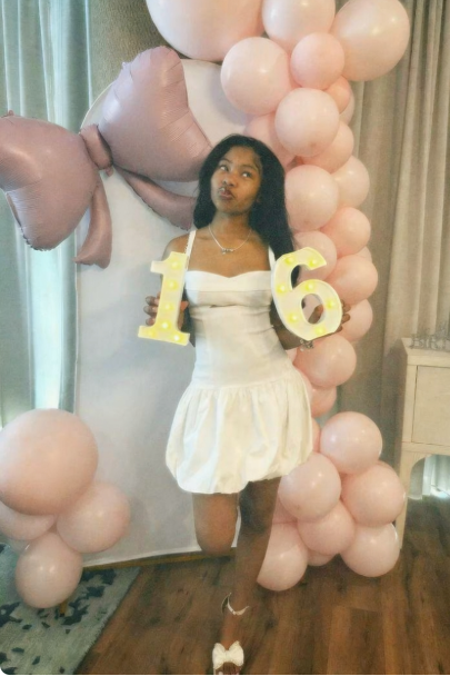 Sweet White Suspender Slim Bud 16th Birthday Homecoming Dress cc4678