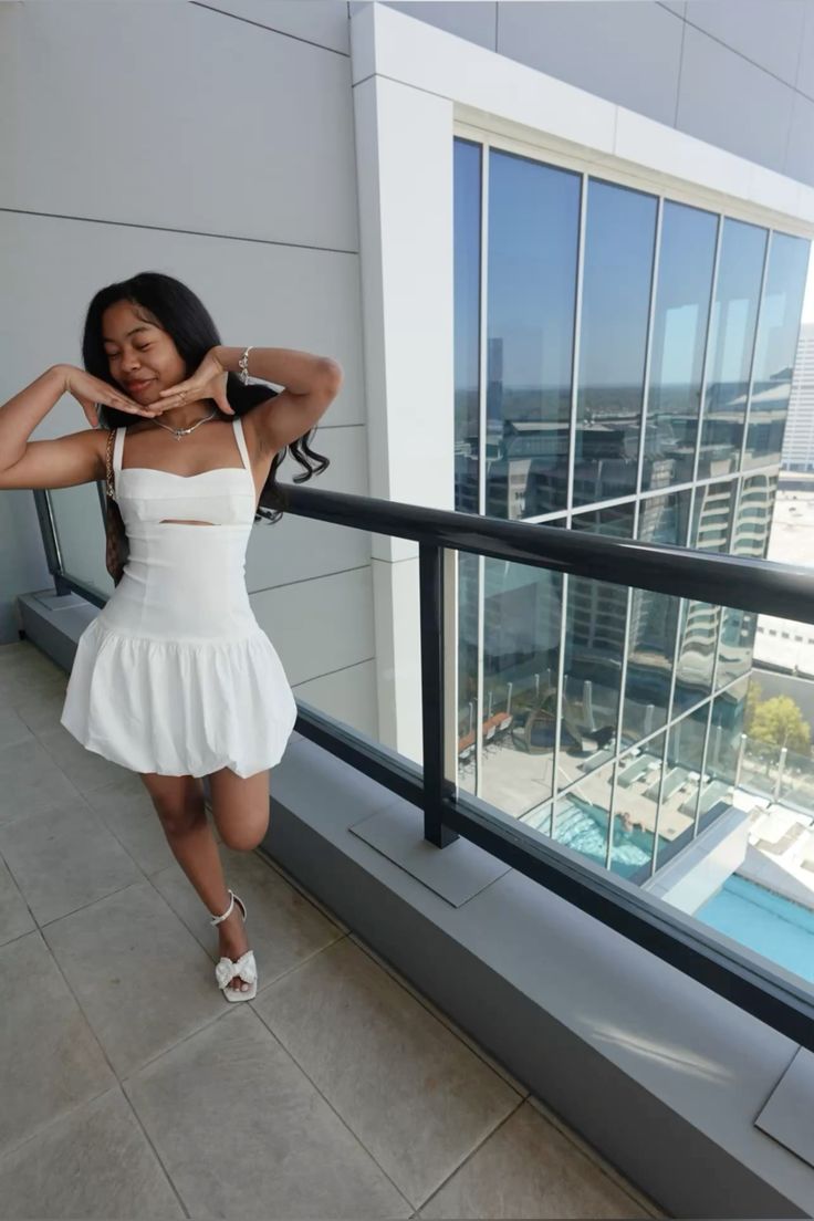 Sweet White Suspender Slim Bud 16th Birthday Homecoming Dress cc4678