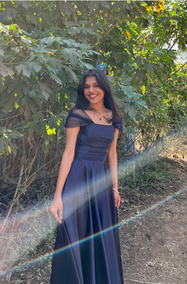 Elegant Navy Blue Square Neck Tulle Flutter Sleeve A-Line Satin Long Prom Dress Evening Dress cc5548