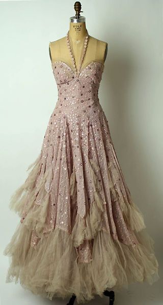 Vintage Pink Apricot A-line Off-shoulder Tulle Long Prom Dress Evening Dress cc4779