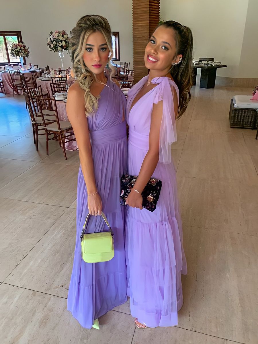 Elegant Purple A-line One-shoulder Chiffon Long Prom Dress Evening Dress cc4793